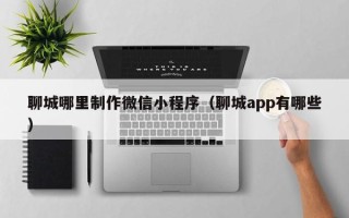 海南聊城哪里制作微信小程序（聊城app有哪些）