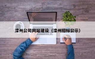 海南滦州公司网站建设（滦州招标公示）
